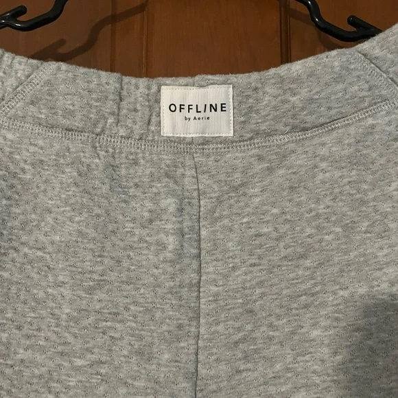 Set Aerie Offline Light Gray Sweat Suit - Picture 10 of 10